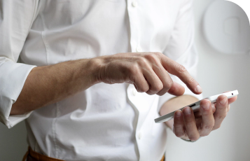 Insurer Holding Phone